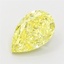 2.61 Ct. Fancy Intense Yellow Pear Lab Grown Diamond