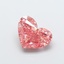 2.00 Ct. Fancy Vivid  Pink Heart Lab Grown Diamond