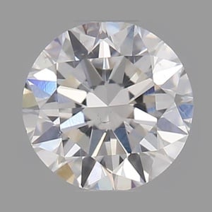 Round diamond — real photo