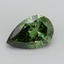 3.20 Ct. Fancy Vivid Green Pear Lab Grown Diamond