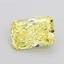 3.01 Ct. Fancy Intense None Yellow Radiant Lab Grown Diamond