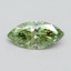 1.02 Ct. Fancy Vivid Green Marquise Lab Grown Diamond