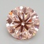 3.01 Ct. Fancy Intense Pink Round Lab Grown Diamond