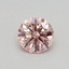 0.29 Ct. Fancy Intense Pink Round Lab Grown Diamond