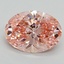 2.62 Ct. Fancy Vivid Pink Oval Lab Grown Diamond