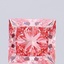 6.00 Ct. Fancy Vivid Pink Princess Lab Grown Diamond