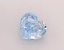 1.21 Ct. Fancy Intense  Blue Heart Lab Grown Diamond