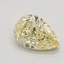 1.41 Ct. Fancy Intense Yellow Pear Lab Grown Diamond