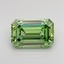 1.04 Ct. Fancy Vivid Green Emerald Lab Grown Diamond