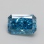 1.20 Ct. Fancy Vivid Blue Radiant Lab Grown Diamond