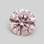 0.65 Ct. Fancy Intense Pink Round Lab Grown Diamond