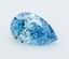 1.77 Ct. Fancy Vivid  Blue Pear Lab Grown Diamond