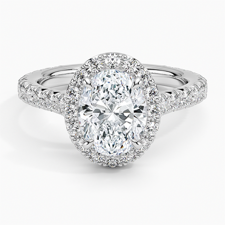 Estelle Halo Diamond Ring - Brilliant Earth