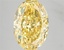7.07 Ct. Fancy Vivid Yellow Oval Lab Grown Diamond