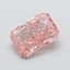 1.52 Ct. Fancy Vivid  Pink Radiant Lab Grown Diamond