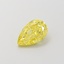 1.01 Ct. Fancy Vivid Yellow Pear Lab Grown Diamond