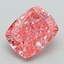 2.10 Ct. Fancy Vivid Pink Cushion Lab Grown Diamond