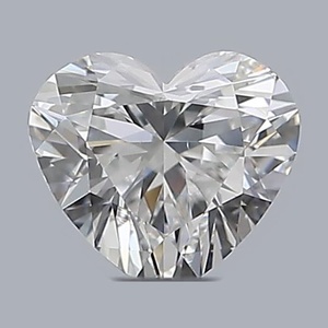 Heart diamond — real photo