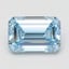 5.09 Ct. Fancy Vivid Blue Emerald Lab Grown Diamond