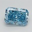 1.67 Ct. Fancy Vivid Blue Radiant Lab Grown Diamond