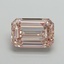 7.57 Ct. Fancy Intense Pink Emerald Lab Grown Diamond