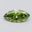 1.05 Ct. Fancy Vivid Green Marquise Lab Grown Diamond