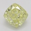 1.01 Ct. Fancy Intense Yellow Cushion Diamond