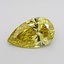1.00 Ct. Fancy Intense Yellow Pear Lab Grown Diamond