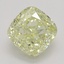 1.02 Ct. Fancy Light Yellow Cushion Diamond