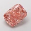 3.32 Ct. Fancy Vivid  Pink Cushion Lab Grown Diamond