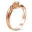 The Oira Ring, smalltop view on a hand