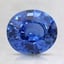 9x7.9mm Blue Oval Sapphire