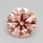 2.31 Ct. Fancy Intense Pink Round Lab Grown Diamond
