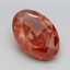 4.45 Ct. Fancy Vivid Orange Pink Oval Lab Grown Diamond
