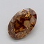 1.50 Ct. Fancy  Brown Oval Lab Grown Diamond
