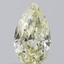0.54 Ct. Light Yellow Pear Lab Grown Diamond