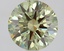 1.57 Ct. Fancy Vivid Green Round Lab Grown Diamond