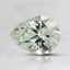 7.4x5.7mm Green Modified Pear Sapphire
