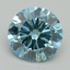 3.00 Ct. Fancy Intense Blue Round Lab Grown Diamond
