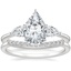 Platinum Opera Diamond Ring with Petite Curved Diamond Ring (1/10 ct. tw.)