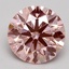 2.22 Ct. Fancy Intense Pink Round Lab Grown Diamond