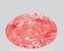 0.77 Ct. Fancy Vivid Pink Oval Lab Grown Diamond