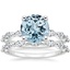 18KW Aquamarine Joelle Diamond Bridal Set (3/4 ct. tw.), smalltop view
