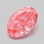 1.04 Ct. Fancy Vivid Pink Oval Lab Grown Diamond