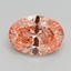 1.70 Ct. Fancy Vivid Pink Oval Lab Grown Diamond