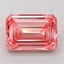 4.71 Ct. Fancy Vivid  Pink Emerald Lab Grown Diamond