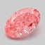 1.52 Ct. Fancy Vivid  Pink Oval Lab Grown Diamond