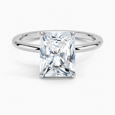 18K White Gold Fairmined 1.5mm Comfort Fit Ring