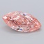 4.35 Ct. Fancy Vivid  Pink Marquise Lab Grown Diamond