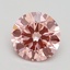 2.08 Ct. Fancy Vivid Pink Round Lab Grown Diamond